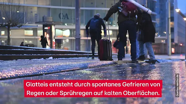 Von Schnee bis Blitzeis - welche Glättearten gibt es?