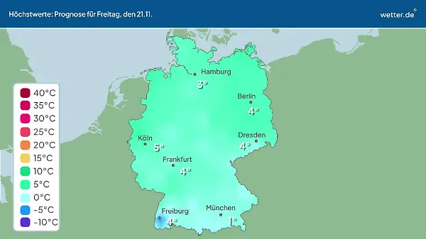 Im Video: Temperatur-Vorhersage