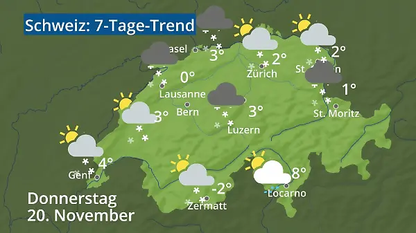 Schweiz: Wie wird das Wetter?