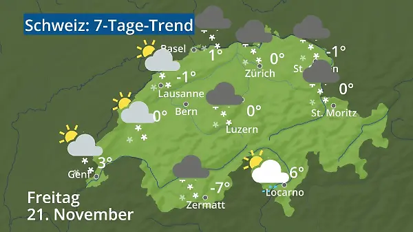 Schweiz: Wie wird das Wetter?