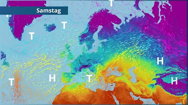 Kalte Luft kommt weit in den Süden Europas voran
