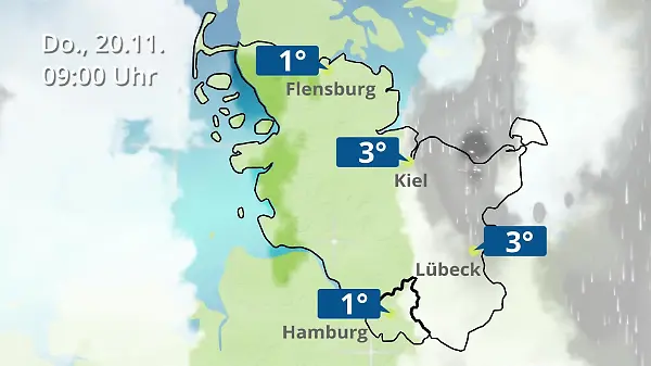 Hamburg, Schleswig-Holstein: Wie wird das Wetter?
