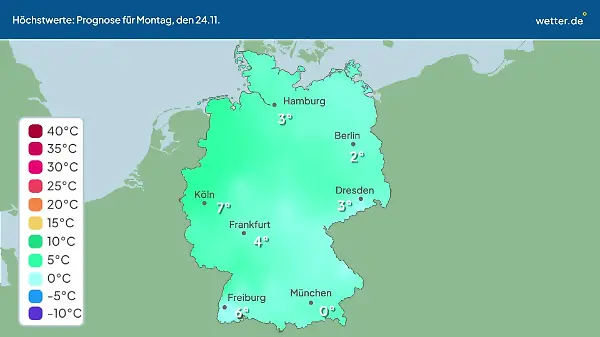 Im Video: Temperatur-Vorhersage
