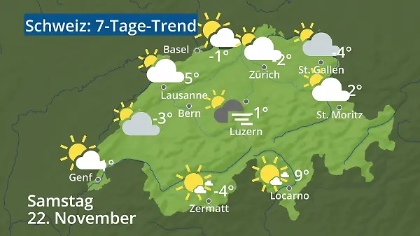 Schweiz: Wie wird das Wetter?