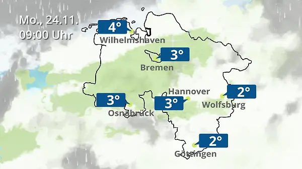 Bremen und Niedersachsen: Wie wird das Wetter?