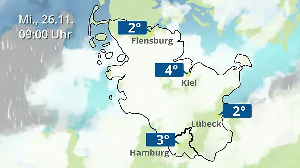 Hamburg, Schleswig-Holstein: Wie wird das Wetter?