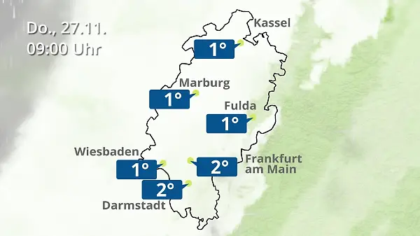 Hessen: Wie wird das Wetter?