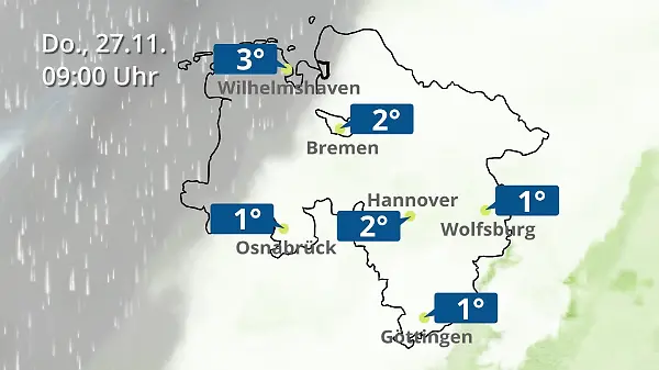 Bremen und Niedersachsen: Wie wird das Wetter?