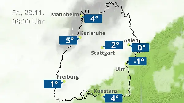 Baden-Württemberg: Wie wird das Wetter?