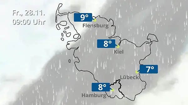 Hamburg, Schleswig-Holstein: Wie wird das Wetter?