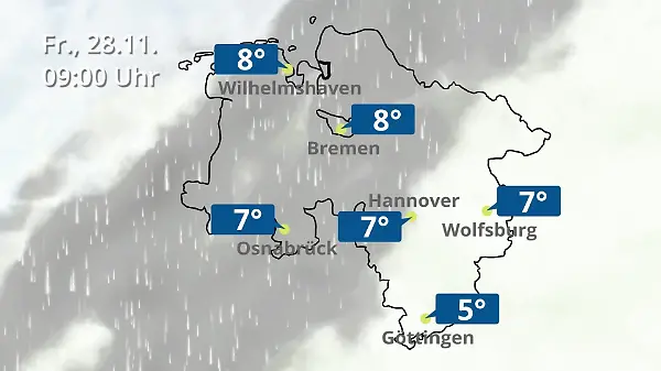 Bremen und Niedersachsen: Wie wird das Wetter?