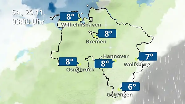 Bremen und Niedersachsen: Wie wird das Wetter?