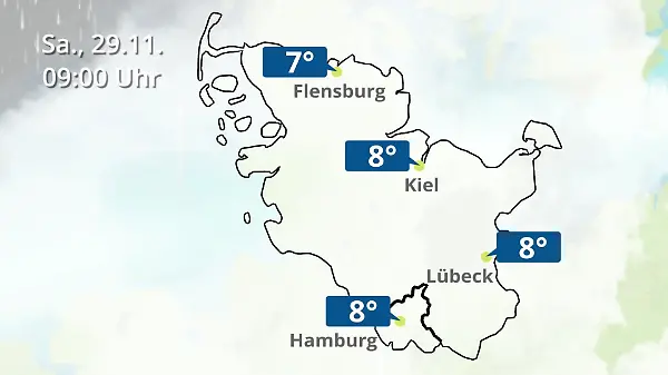 Hamburg, Schleswig-Holstein: Wie wird das Wetter?