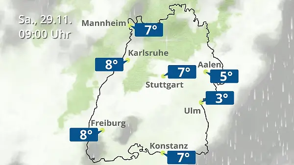 Baden-Württemberg: Wie wird das Wetter?