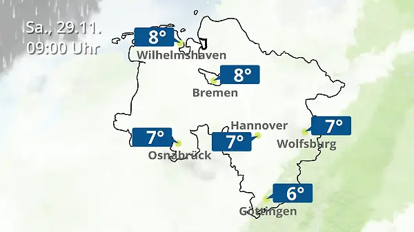 Bremen und Niedersachsen: Wie wird das Wetter?
