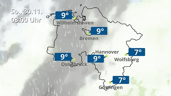 Bremen und Niedersachsen: Wie wird das Wetter?