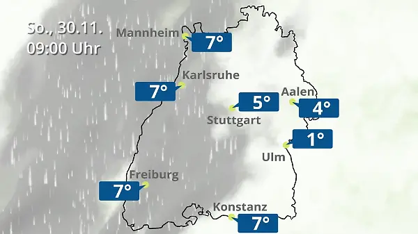 Baden-Württemberg: Wie wird das Wetter?