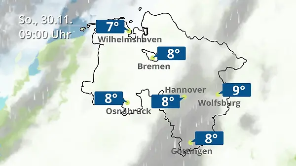 Bremen und Niedersachsen: Wie wird das Wetter?