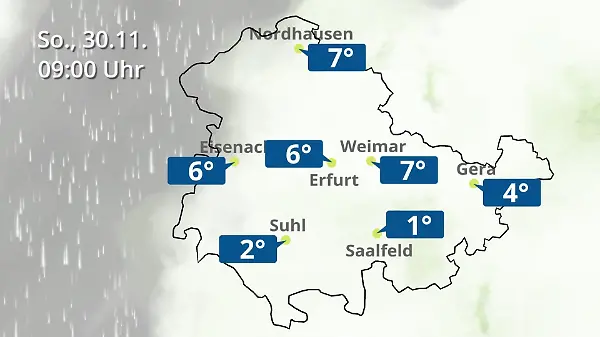 Thüringen: Wie wird das Wetter?