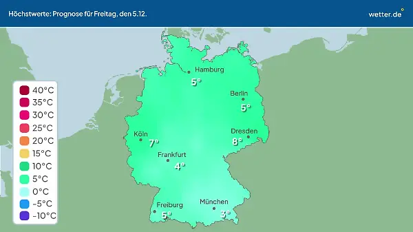 Im Video: Temperatur-Vorhersage