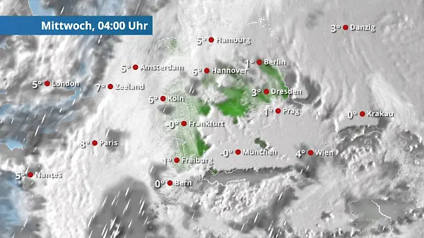 Aus Westen zieht neuer Regen rein