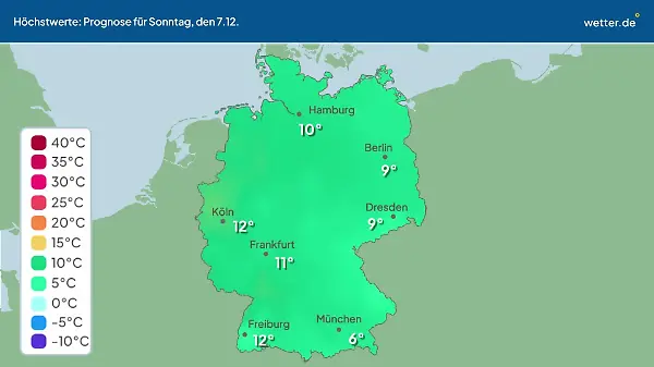Im Video: Temperatur-Vorhersage