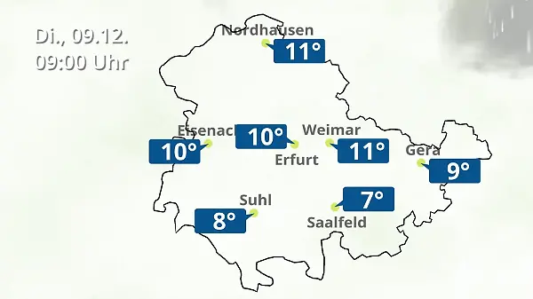 Thüringen: Wie wird das Wetter?
