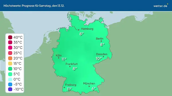 Im Video: Temperatur-Vorhersage
