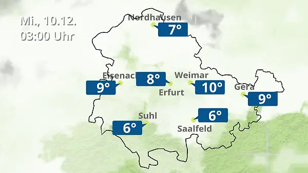 Thüringen: Wie wird das Wetter?