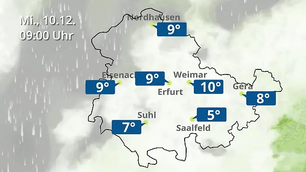 Thüringen: Wie wird das Wetter?