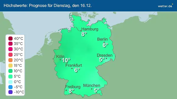 Im Video: Temperatur-Vorhersage