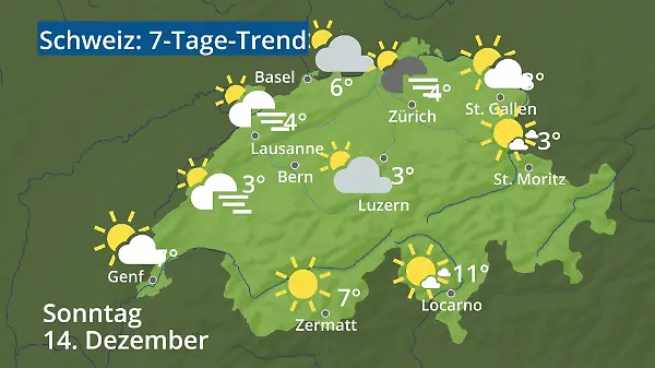 Schweiz: Wie wird das Wetter?