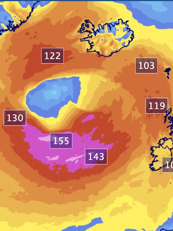 Tosender Atlantik schickt Sturm- und Orkantiefs nach Europa