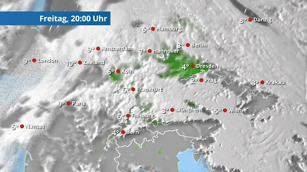 Hochdruckwetter mit Nebel und Hochnebel