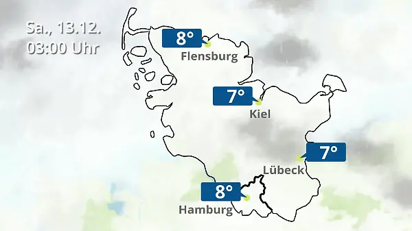 Hamburg, Schleswig-Holstein: Wie wird das Wetter?