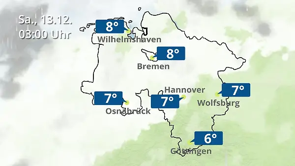 Bremen und Niedersachsen: Wie wird das Wetter?