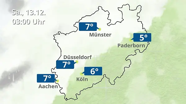 Nordrhein-Westfalen: Wie wird das Wetter?