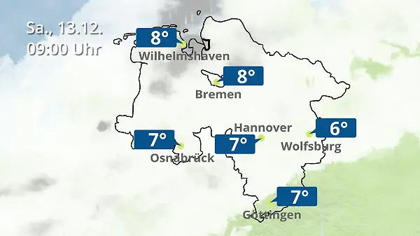 Bremen und Niedersachsen: Wie wird das Wetter?