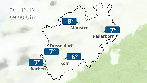 Nordrhein-Westfalen: Wie wird das Wetter?