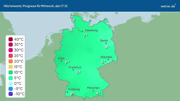 Im Video: Temperatur-Vorhersage