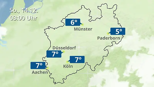 Nordrhein-Westfalen: Wie wird das Wetter?