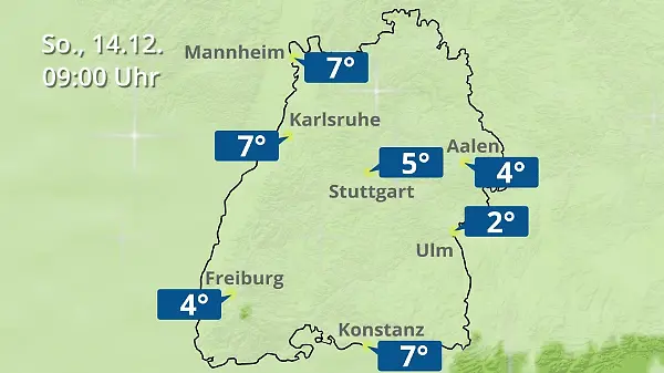 Baden-Württemberg: Wie wird das Wetter?