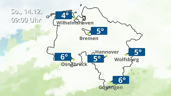 Bremen und Niedersachsen: Wie wird das Wetter?