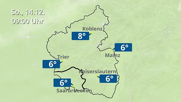 Rheinland-Pfalz, Saarland: Wie wird das Wetter?