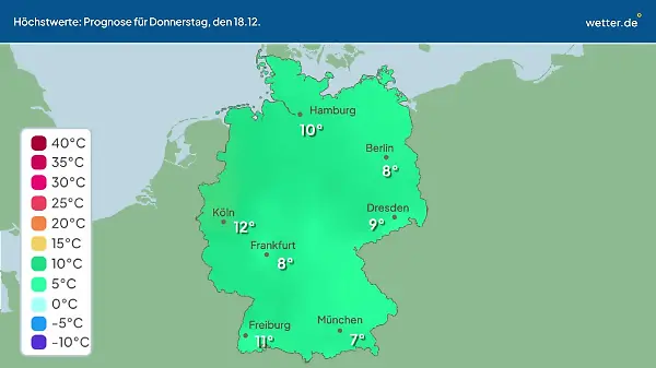 Im Video: Temperatur-Vorhersage