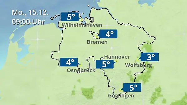 Bremen und Niedersachsen: Wie wird das Wetter?