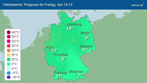 Im Video: Temperatur-Vorhersage