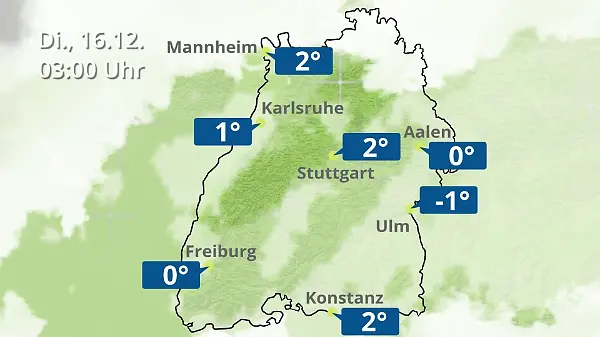 Baden-Württemberg: Wie wird das Wetter?
