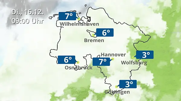 Bremen und Niedersachsen: Wie wird das Wetter?
