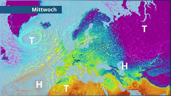 Mächtiger Atlantiksturm schaufelt Wärme nach Deutschland